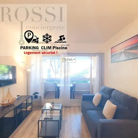 T1bis Incas Parking Clim Piscine - Centre-ville - Rossiconciergerie - Linge Inclus Apartament La Grande-Motte