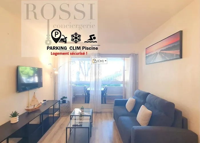T1bis Incas Parking Clim Piscine - Centre-ville - Rossiconciergerie - Linge Inclus Διαμέρισμα Λα Γκραντ-Μοτ